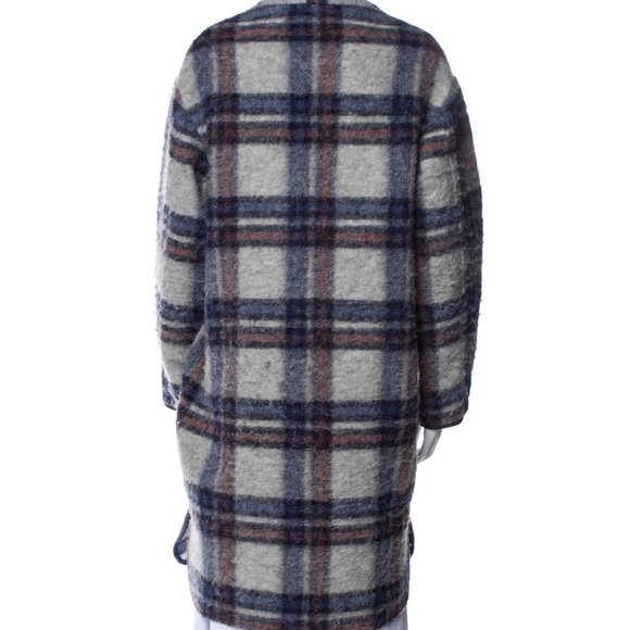 Isabel Marant Plaid Print Coat - Picture 4 of 7